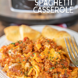 Slow Cooker Spaghetti Casserole