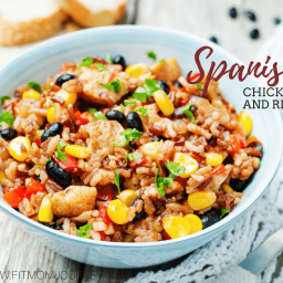 Slow Cooker Spanish Chicken and Rice (THM:E)
