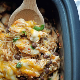 Slow Cooker Spicy Chicken and Rice