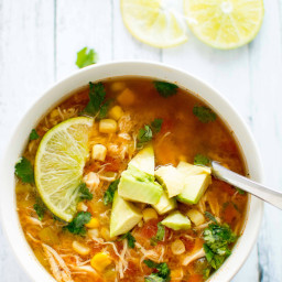 Slow Cooker Spicy Chicken Soup