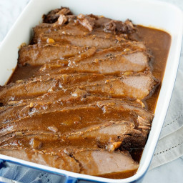 Slow Cooker Sweet and Sour Brisket