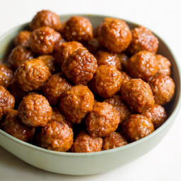Slow Cooker Sweet and Spicy Buffalo Meatballs