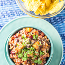 Slow-Cooker Sweet Potato and Chicken Chili