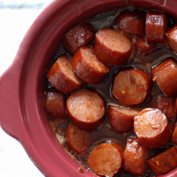 Slow Cooker Sweet Spicy Sausage