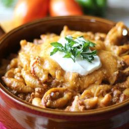 Slow-Cooker Taco Pasta