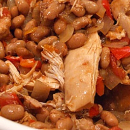 Slow Cooker Tex Mex Chicken and Beans