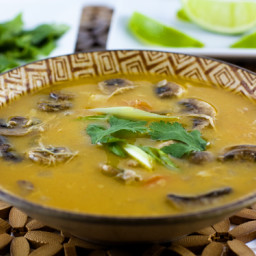 Slow Cooker Thai Chicken Soup #SouperJanuary