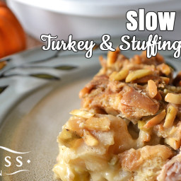 Slow Cooker Turkey and Stuffing Casserole