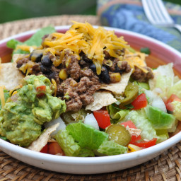 Slow Cooker Turkey Taco Meat (and Taco Salad Recipe)