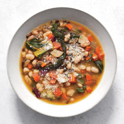 Slow-Cooker Tuscan White Bean and Lentil Soup