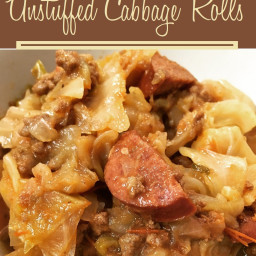 Slow Cooker Unstuffed Cabbage Roll