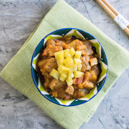 Slow Cooker Vegan Sweet and Sour Tempeh