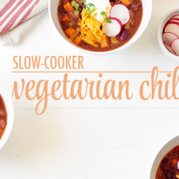 Slow-cooker Vegetarian Chili
