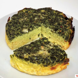 Slow Cooker White Cheddar and Spinach Quiche