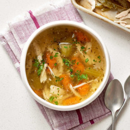 Slow Cooker Whole Chicken Soup