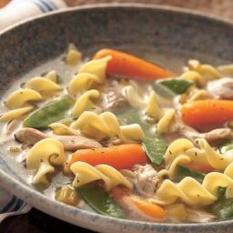 Slow-Cooker Hearty Chicken and Noodle Soup