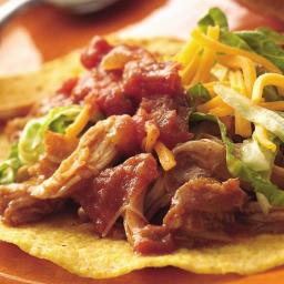 Slow-Cooker Mexican Chicken Tostadas (Cooking for Two)