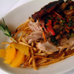 Slow Roasted Duck With Orange-Sherry Sauce