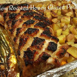 Slow Roasted Honey Glazed Pork