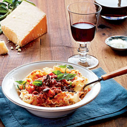 Slow-Simmered Meat Sauce with Pasta