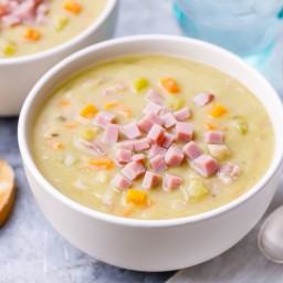 Slow-Simmered Split Pea Soup With Ham