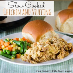Slow Cooked Chicken and Stuffing