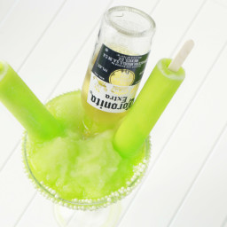 Slushy Popsicle Margarita with Corona