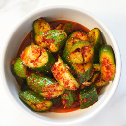 Smacked Cucumber ‘Quick Kimchi’
