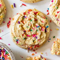 Small Batch Funfetti Sugar Cookies