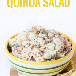 Smashed Chickpea and Quinoa Salad