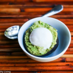 Smashed Miso Avocado and Egg in a Cup