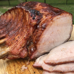 Smoked Rack of Pork {Incredibly Easy Recipe}