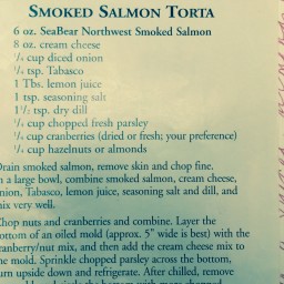Smoked Salmon Torta