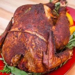 Smoked Turkey Recipe with Bourbon Brine