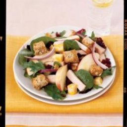 Smoked Turkey Salad with Apples and Croutons