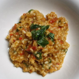 Smokey Red Pepper Risotto with Pimentón