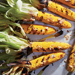 Smoky Beer-Poached Grilled Corn