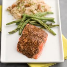 Smoky Mustard-Maple Salmon for Two