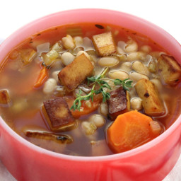 Smoky Tofu & Bean Soup