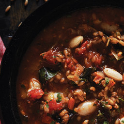 Smoky Vegetable and Wheat Berry Stew 