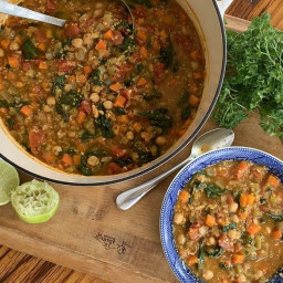 Smoky Vegetable, Chickpea, and Quinoa Soup