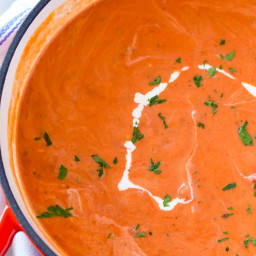 Smooth Vegan Tomato Soup