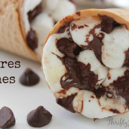 S’mores Cones Recipe – Perfect for Campfire, BBQ Grill or Oven