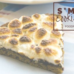 S'MORES Cookie Pizza