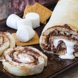 S'mores Pizza Roll-Up