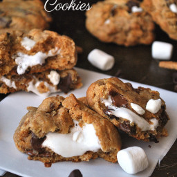 S’Mores Stuffed Cookies