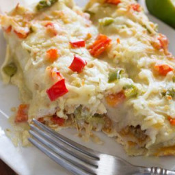 Smothered Green Chile Burritos