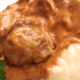 Smothered Meatballs Recipe