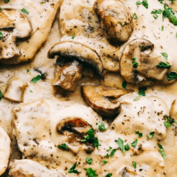 Smothered Pork Chops in an Amazing Mushroom Gravy
