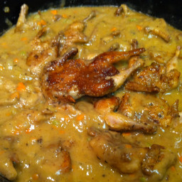 Smothered Quail